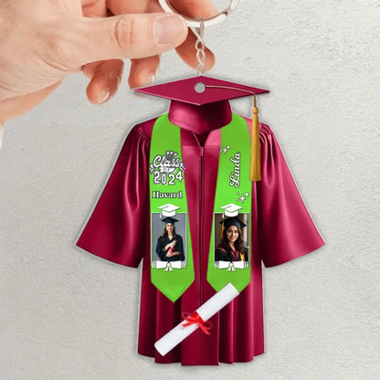 Graduation - Custom Photo Graduation - Personalized Acrylic Keychain Keychain The Next Custom Gift