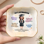 Graduation Affirmation - Personalized Ring Dish