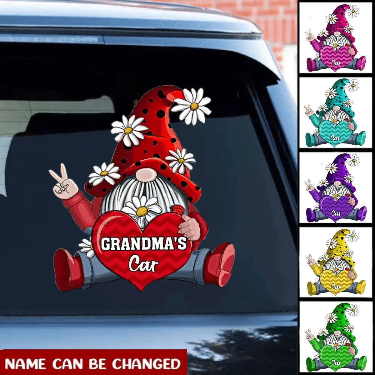 Grandma Mom Doll With Heart Personalized Decal Car Decal The Next Custom Gift