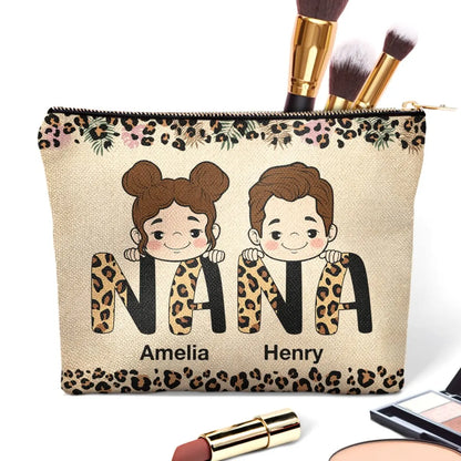 Grandma - Nana Mom Auntie - Personalized Cosmetic Bag Cosmetic Bag The Next Custom Gift