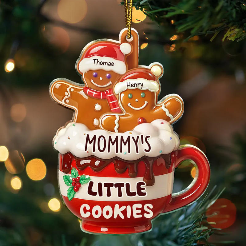 Grandma Grandpa Mom Dad Perfect Batch Gingerbread - Personalized Custom Shaped Acrylic Ornament