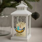 Grandma Mom And Children Sitting On The Moon - Personalized LED Candle Lantern