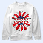 Grandma Mommy We Love You Embroidery Effect Prints - Personalized T Shirt
