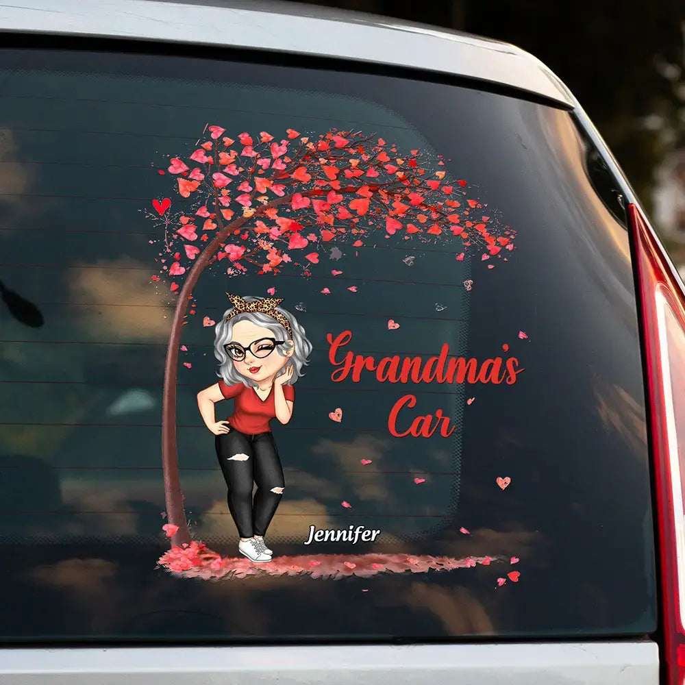 Grandma's Car - Personalized Decor Decal Decal The Next Custom Gift