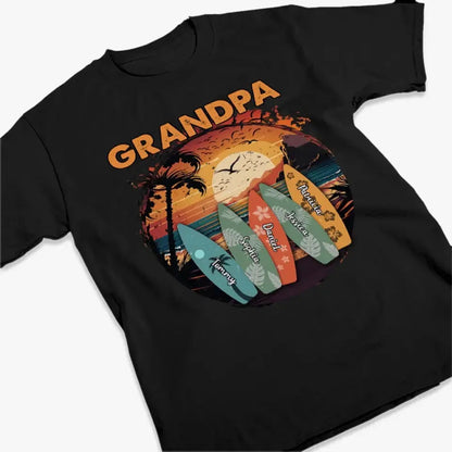 Grandpas Always Have Time For You - Family Personalized Custom Unisex T-shirt, Hoodie, Sweatshirt - Gift For Dad, Grandpa Shirts & Tops The Next Custom Gift