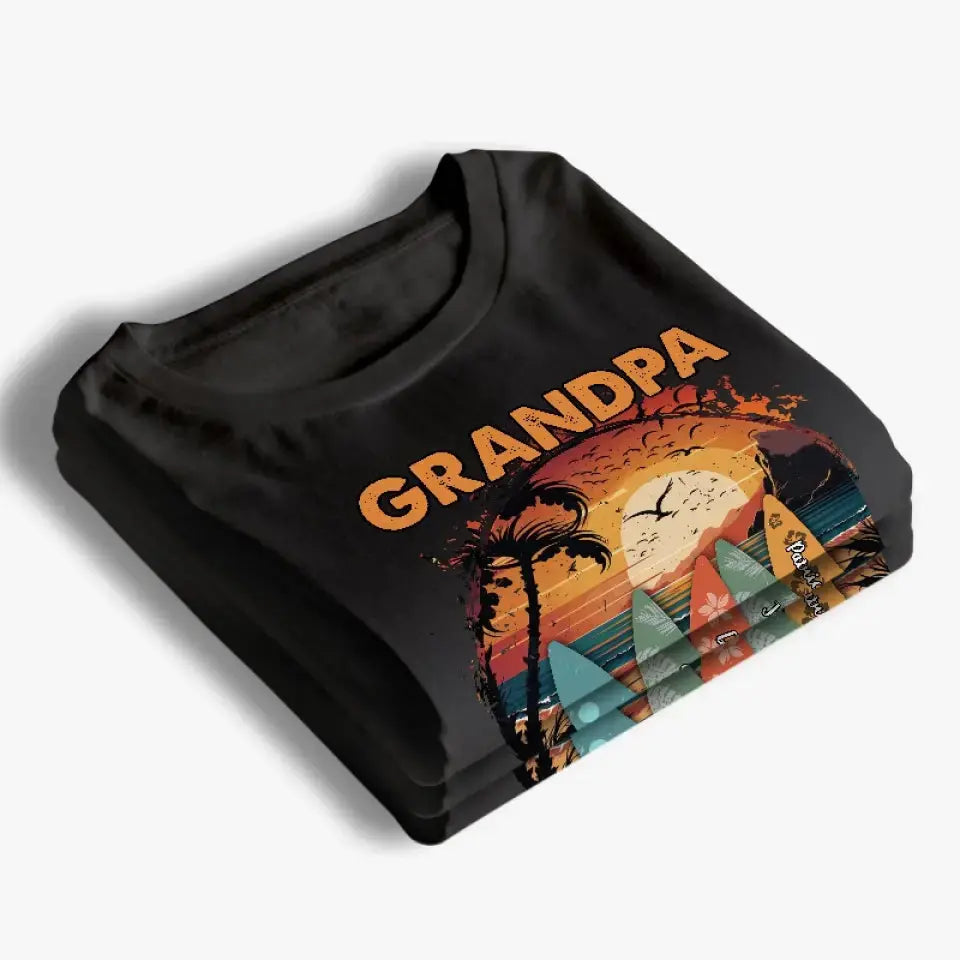 Grandpas Always Have Time For You - Family Personalized Custom Unisex T-shirt, Hoodie, Sweatshirt - Gift For Dad, Grandpa Shirts & Tops The Next Custom Gift