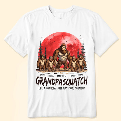 Grandpasquatch & Grandmasquatch - Personalized Shirt Shirts & Tops The Next Custom Gift