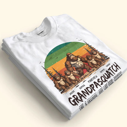 Grandpasquatch & Grandmasquatch - Personalized Shirt Shirts & Tops The Next Custom Gift