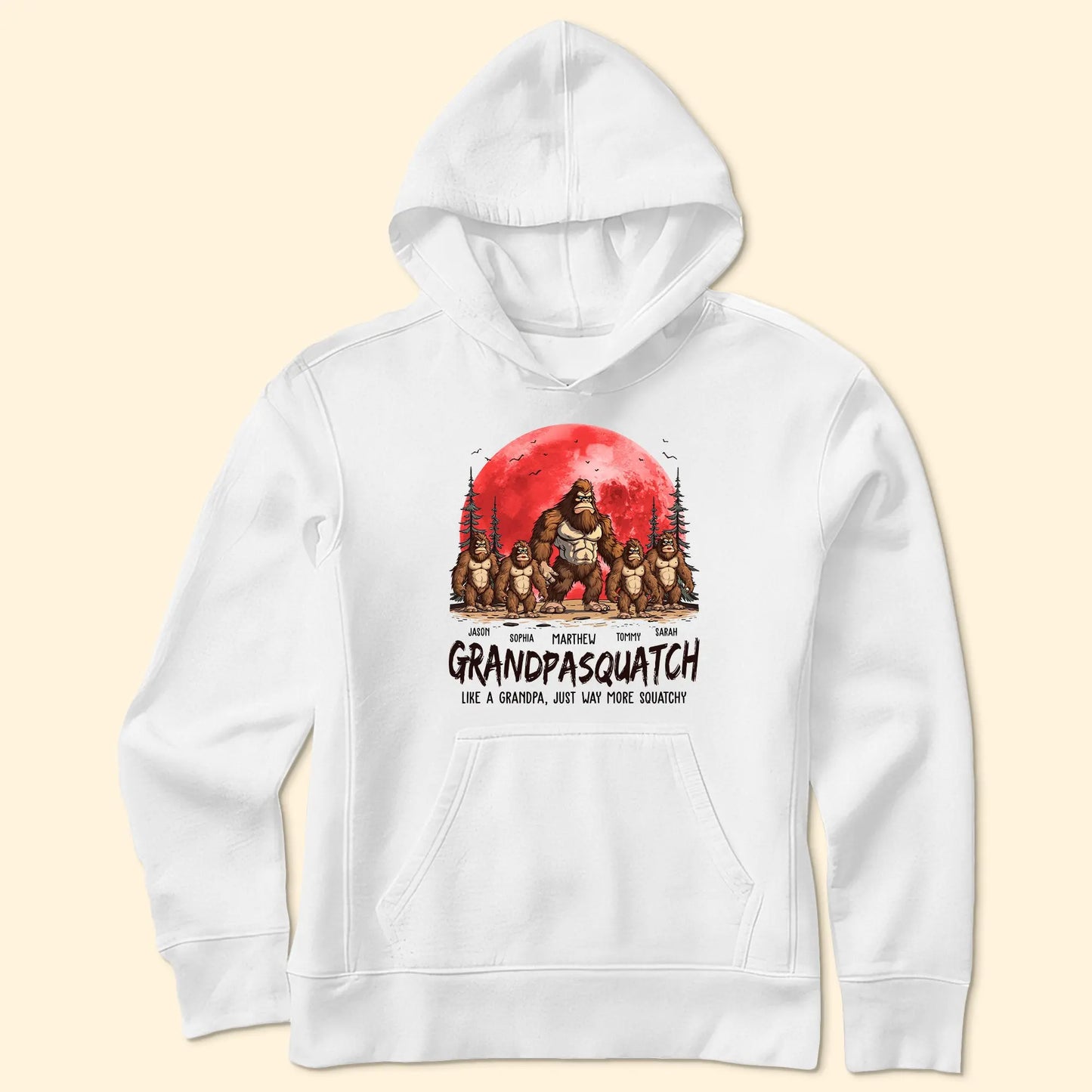 Grandpasquatch & Grandmasquatch - Personalized Shirt Shirts & Tops The Next Custom Gift