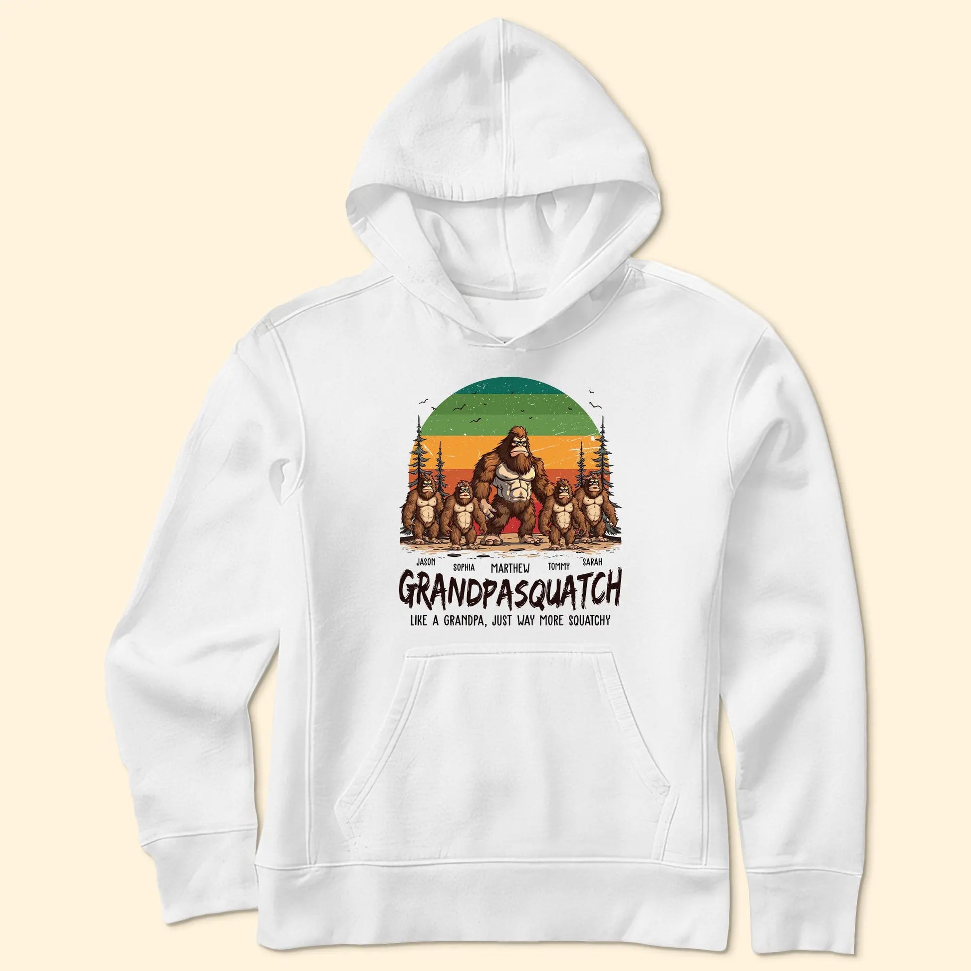 Grandpasquatch & Grandmasquatch - Personalized Shirt Shirts & Tops The Next Custom Gift