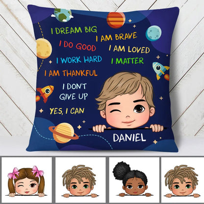 Grandson - I Dream Big - Personalized Pillow (SA) Pillow The Next Custom Gift