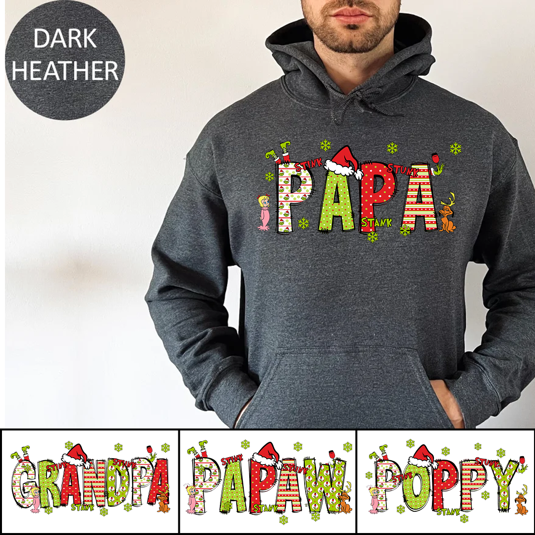 Personalized Nickname Dad and Grandpa Kids Names Christmas 2024