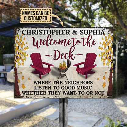 Grilling Deck Listen To Good Music Custom Classic Metal Signs