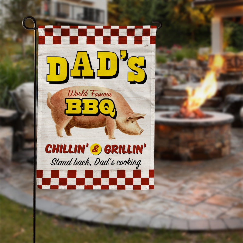 Grilling World Famous BBQ Custom Flag