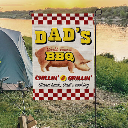 Grilling World Famous BBQ Custom Flag