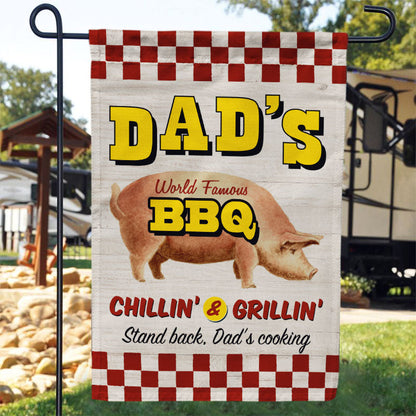 Grilling World Famous BBQ Custom Flag