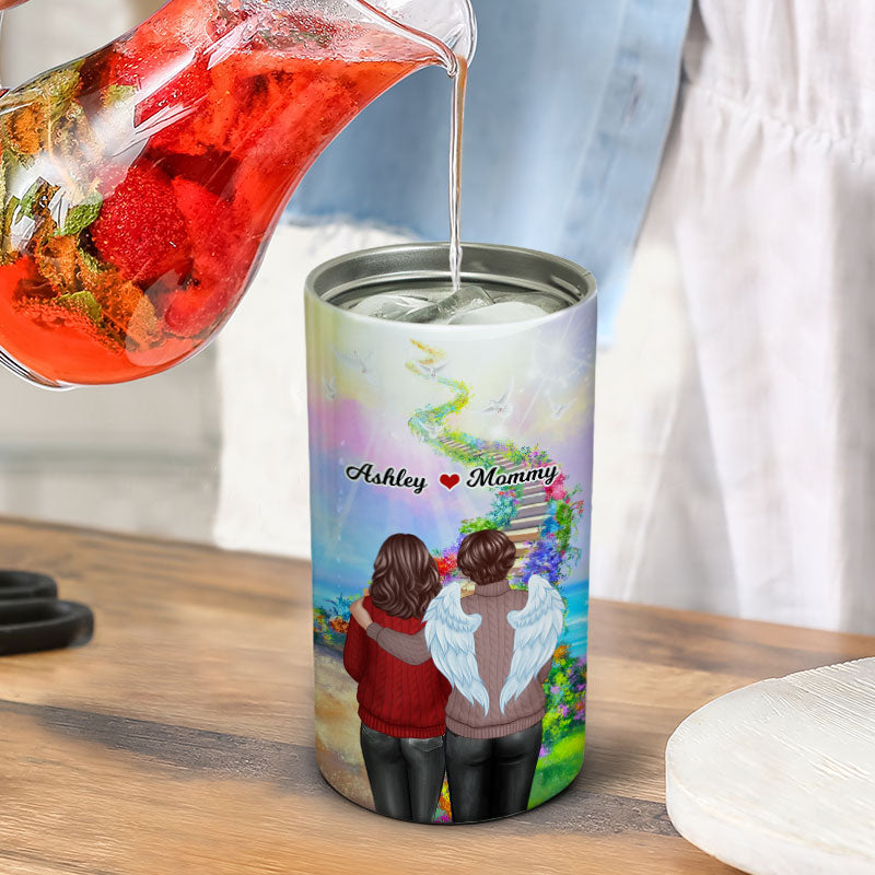 Memorial Heaven Stairway Personalized 4 In 1 Can Cooler