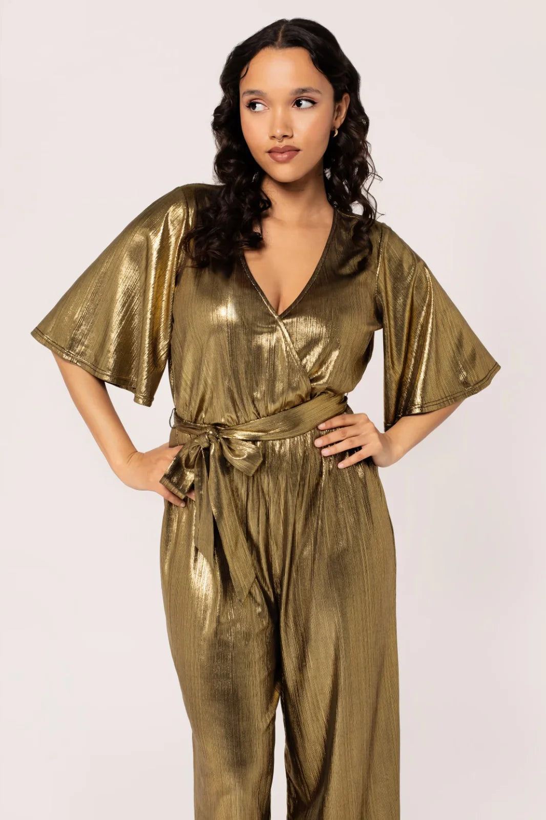 Gigi Jumpsuit Dress - Gold