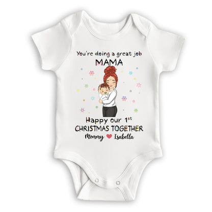 You're Doing A Great Job Merry Christmas - Personalized Custom Baby Onesie