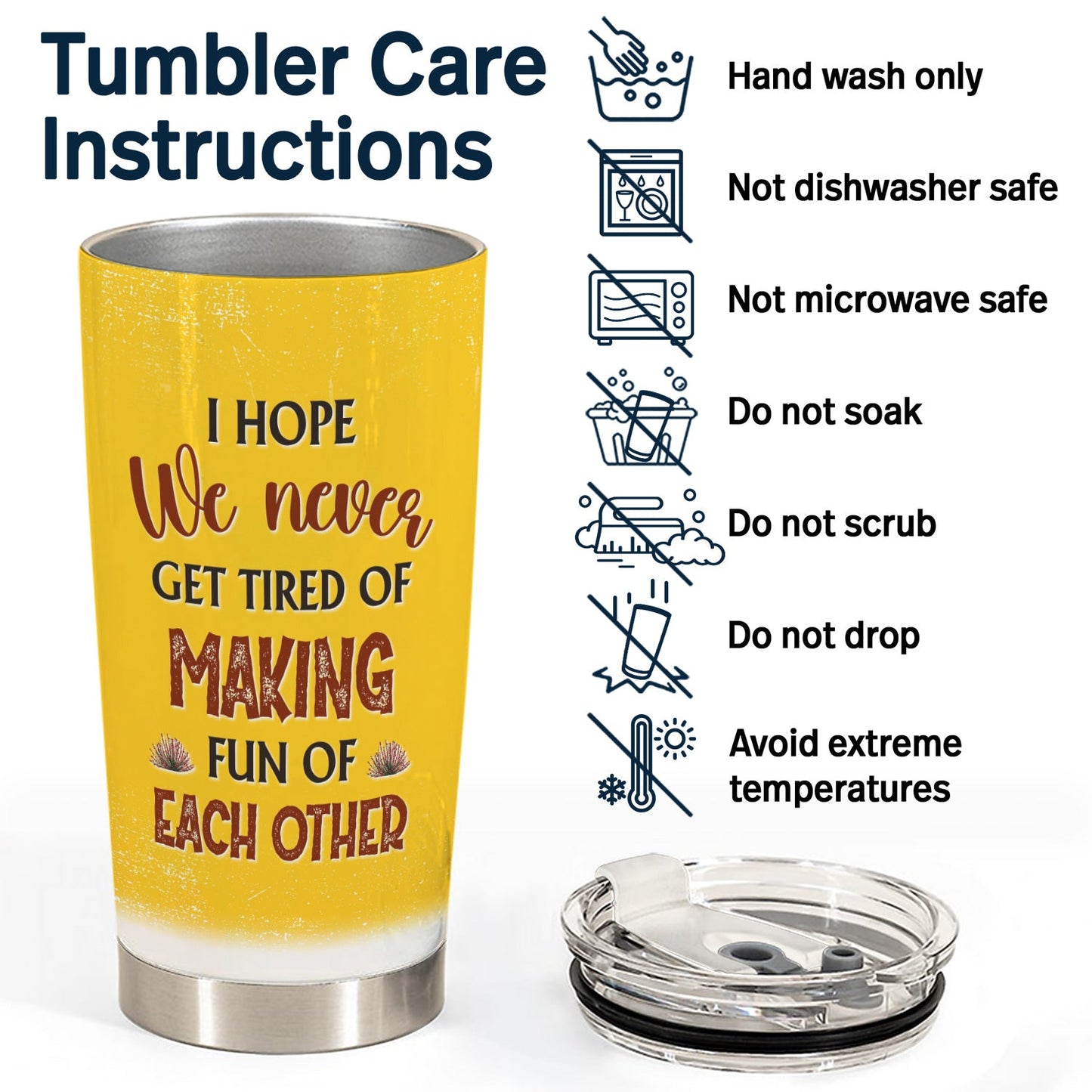 Found You Sooner Annoyed You Longer Married Af - Gift For Couples - Personalized Custom Tumbler