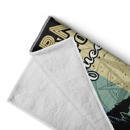 Warning Drunk Pontoon Captain Queen - Birthday, Traveling, Cruising Gift For Lake Beach Lovers, Travelers - Personalized Custom Beach Towel