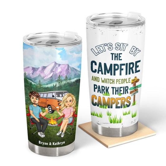 Life Is Better At The Campsite - Gift For Camping Lovers - Personalized Tumbler