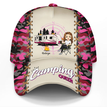 Camping Queen - Gift For Camping Women - Personalized Classic Cap