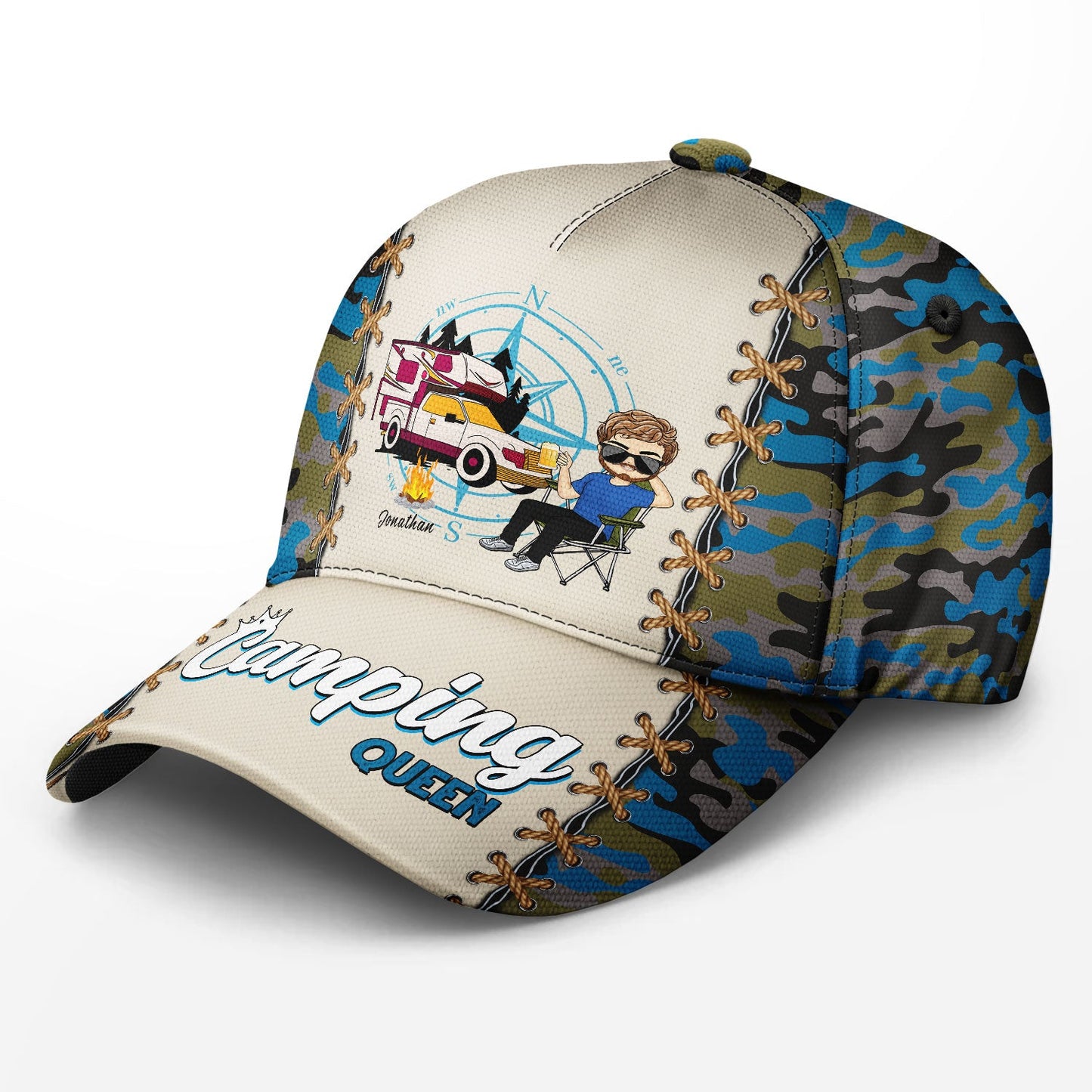 Camping Queen - Gift For Camping Women - Personalized Classic Cap