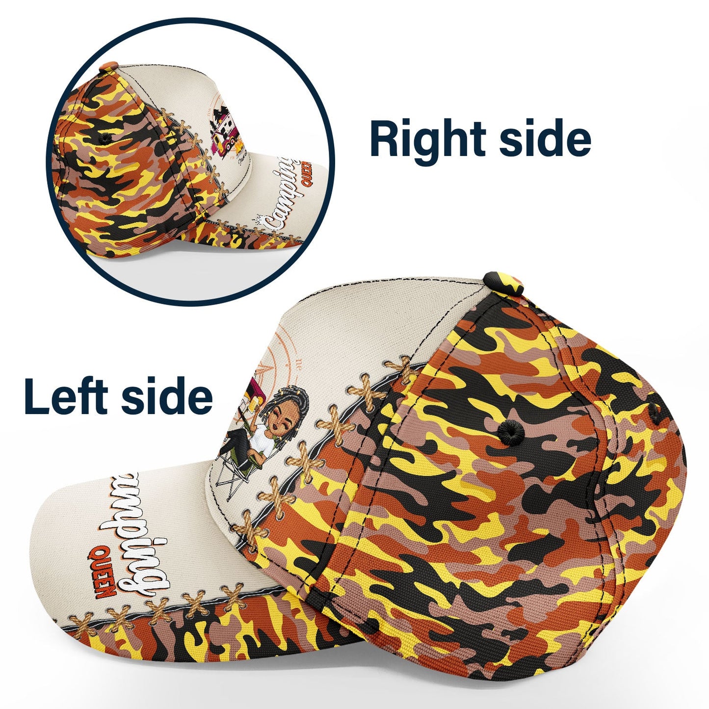 Camping Queen - Gift For Camping Women - Personalized Classic Cap