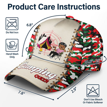 Camping Queen - Gift For Camping Women - Personalized Classic Cap