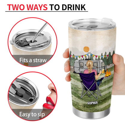 I Hate People - Gift For Camping Lovers - Personalized Tumbler