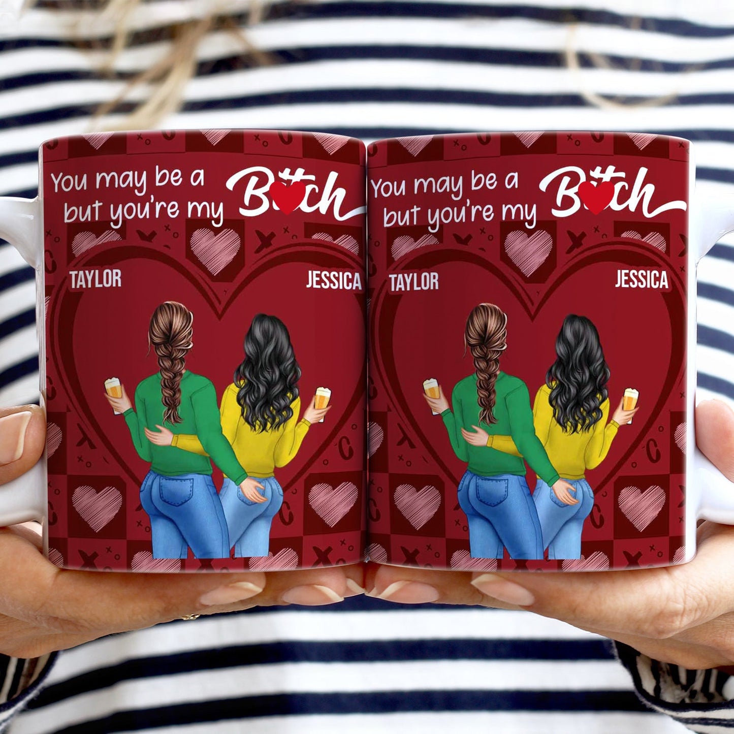 You Maybe An But You Are - Gift For Couple - Personalized White Edge-to-Edge Mug