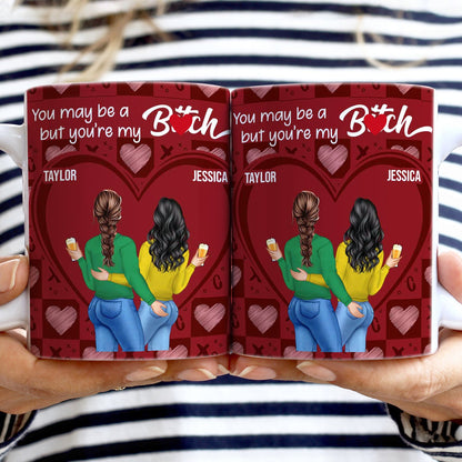 You Maybe An But You Are - Gift For Couple - Personalized White Edge-to-Edge Mug