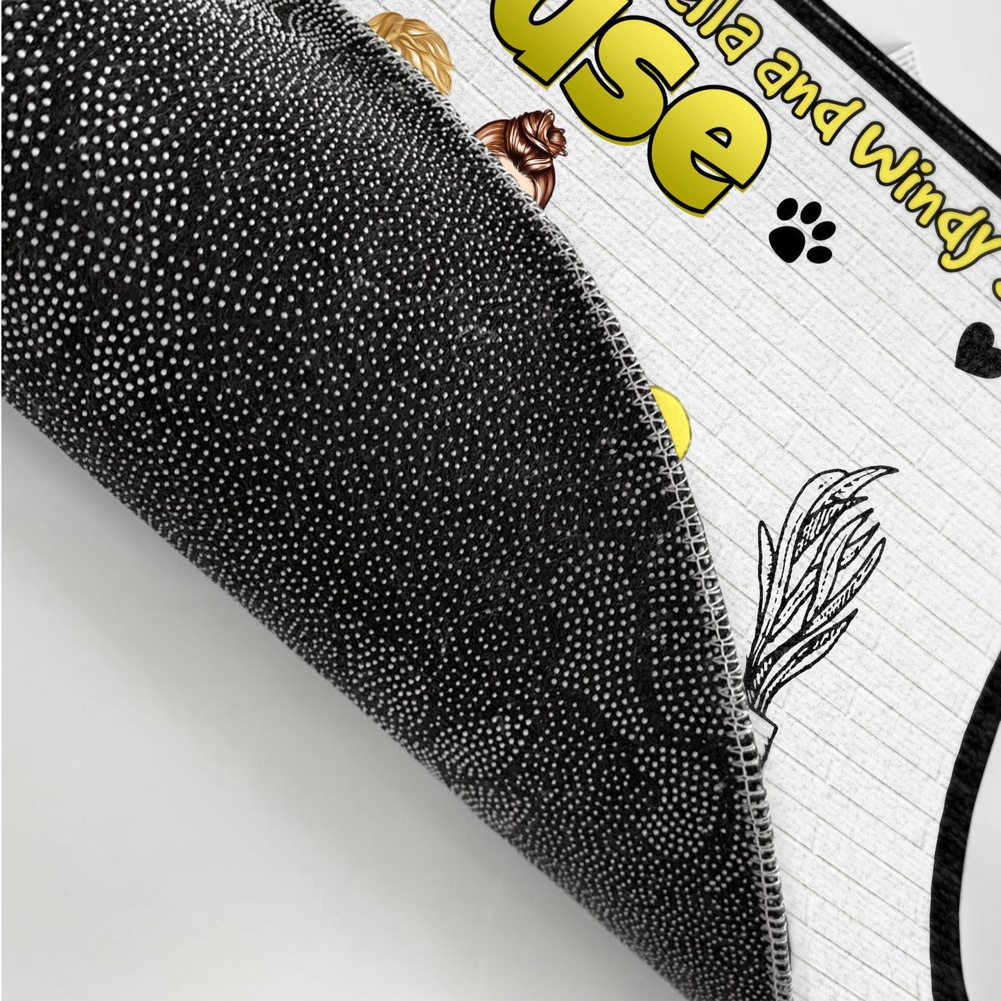 Live Here Too - Gift For Pet Lovers - Personalized Doormat