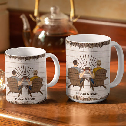 I Love You The Most - Unique Birthday Gifts, Wedding Anniversary - Personalized White Edge-to-Edge Mug