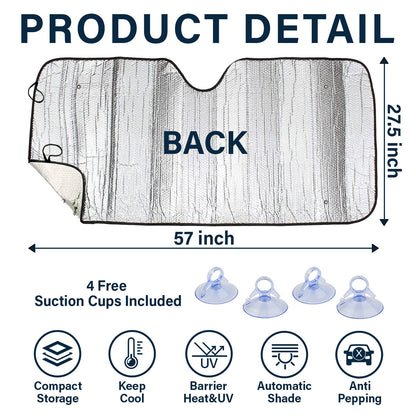 Drive Slow Drunk Camper Matter - Gift For Camping Lovers - Personalized Auto Sunshade