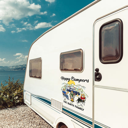 Making Memories One Campsite At A Time - Gift For Camping Family - Personalized Camping Decor, Decor Decal