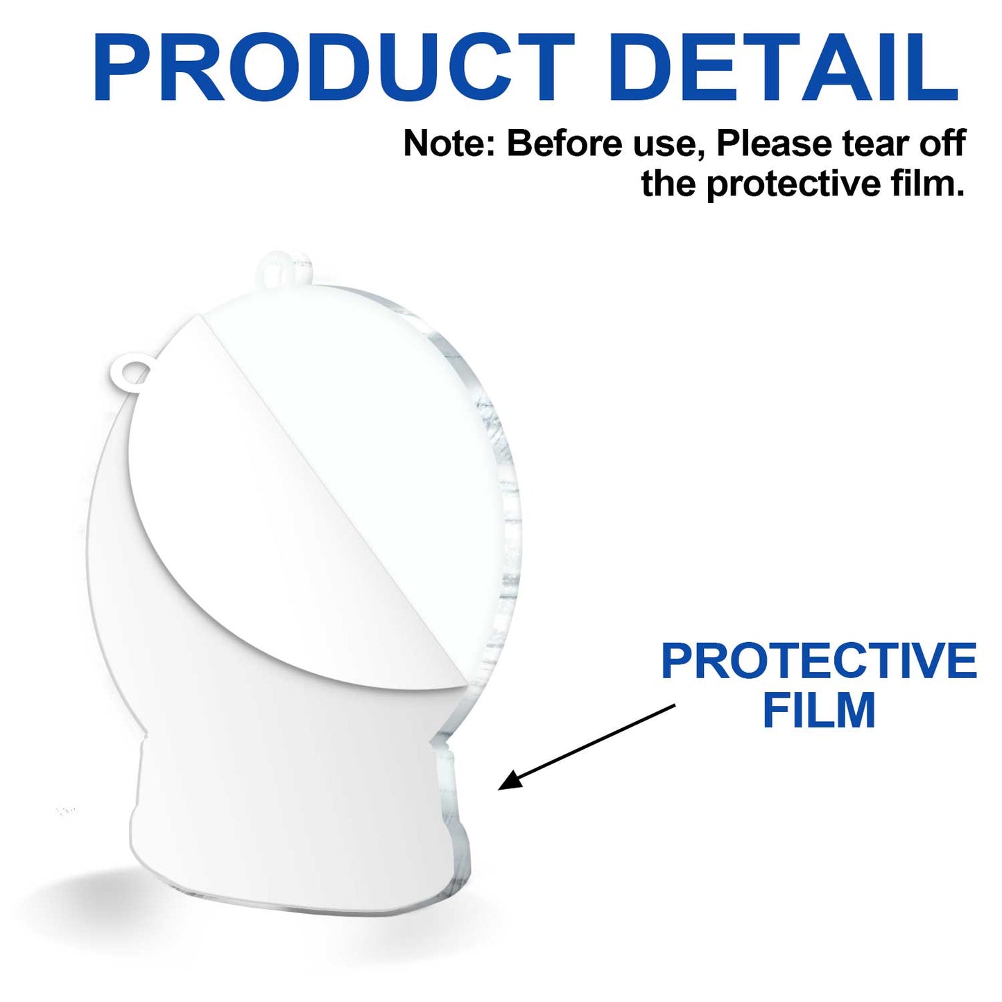 Snow Globe Love You To The Moon & Back - Christmas Keepsake, Sympathy Gift, Pet Memorial Gift - Personalized Custom Shaped Acrylic Ornament