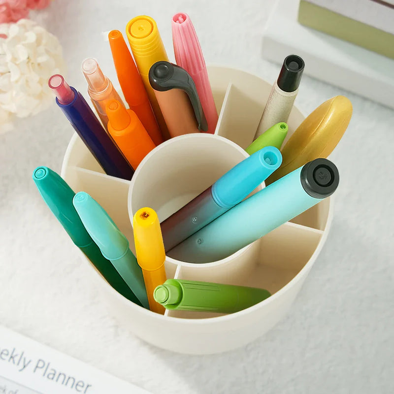 Teacher Alphabet Bookshelf Letter - Personalized Rotating Pen Holder