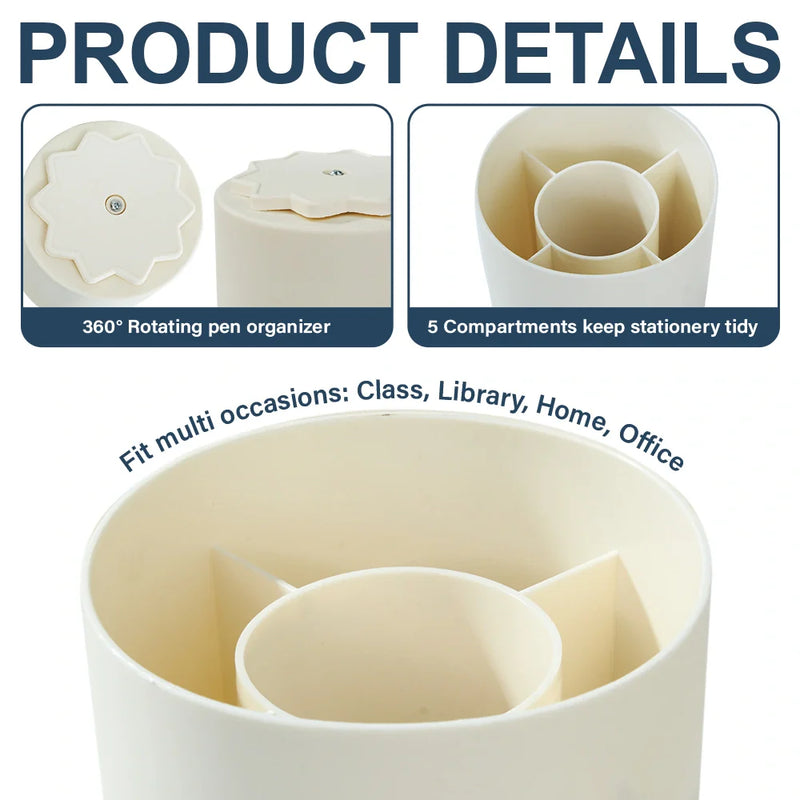 The Best Teacher - Personalized Rotating Pen Holder