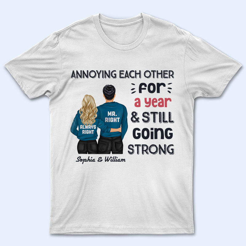 Annoying Each Other For Years Couple - Holiday Gift - Personalized Custom Hoodie