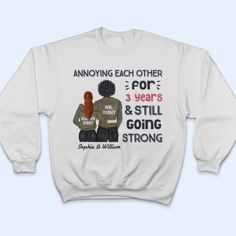 Annoying Each Other For Years Couple - Holiday Gift - Personalized Custom Hoodie