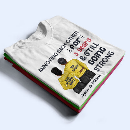 Annoying Each Other For Years Couple - Holiday Gift - Personalized Custom Hoodie