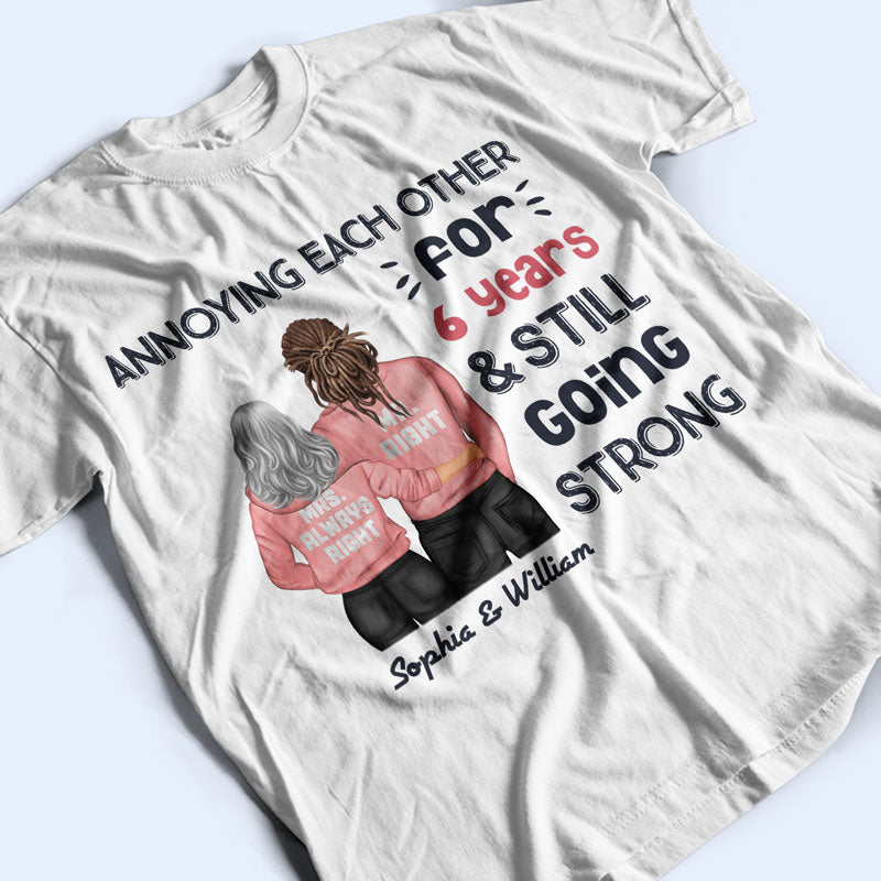 Annoying Each Other For Years Couple - Holiday Gift - Personalized Custom Hoodie