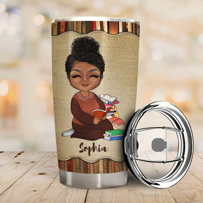 You Don't Stop Reading Old Woman Reading - Personalized Custom Tumbler