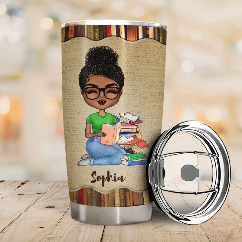 Just A Boy Who Loves Books Reading - Reading Gift - Personalized Custom Tumbler