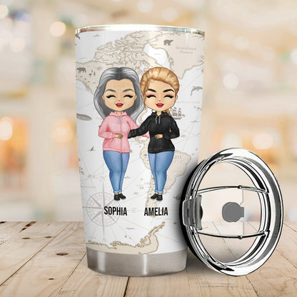 The Love Between Is Forever - Gift For Family - Personalized Custom Tumbler
