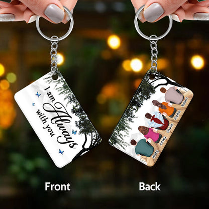 Willow Tree Family Memorial Remembrance Keepsake Personalized Acrylic Keychain