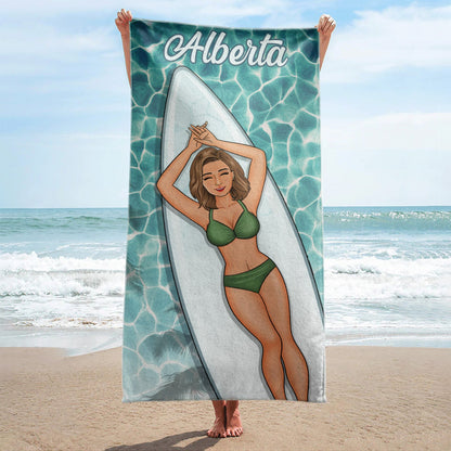 Beach Trips, Pool Party - Birthday, Vacation, Traveling Gift For Woman, Man, Bestie Group - Personalized Beach Towel