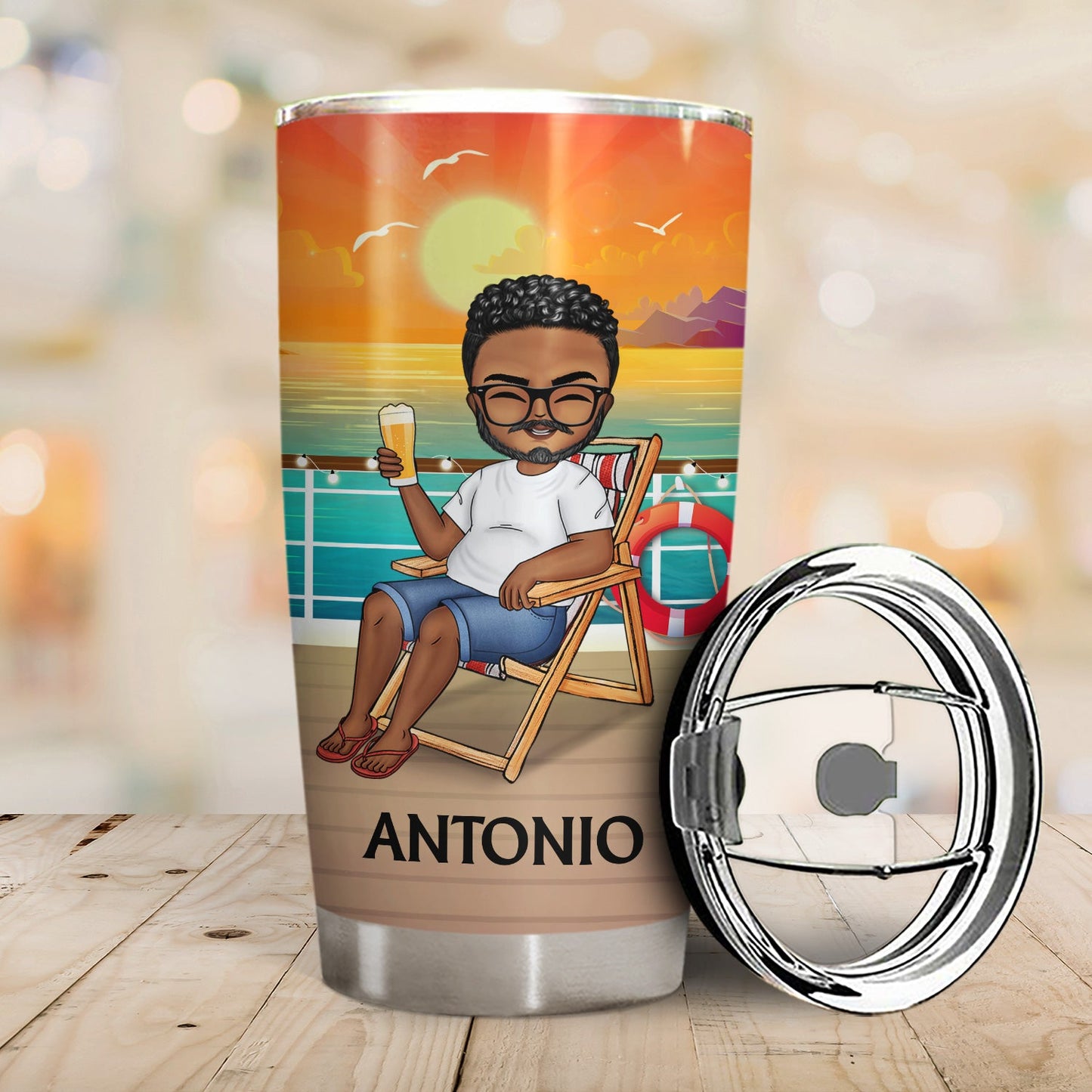 Life Is Better On A Cruise - Vacation, Birthday, Funny Gift For Cruising Lovers, Traveling Lovers - Personalized Tumbler